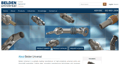 Desktop Screenshot of beldenuniversal.com
